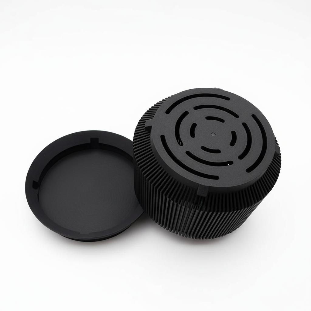 Vaso decorativo preto